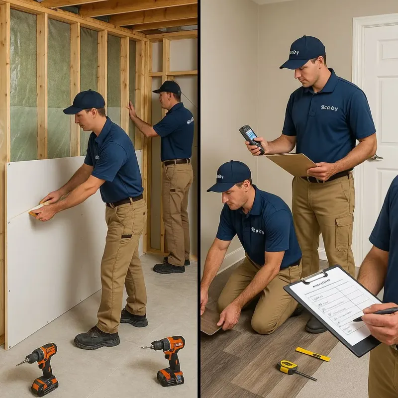 Repairs and Reconstruction process in Brownville, NY